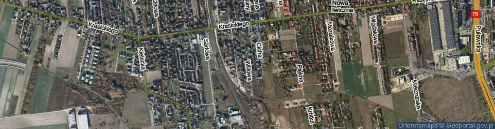 Zdjęcie satelitarne Willowa ul.